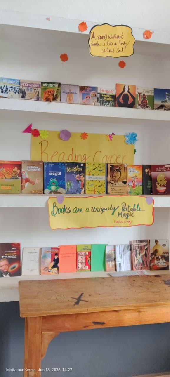 Reading Day — the reading corner display